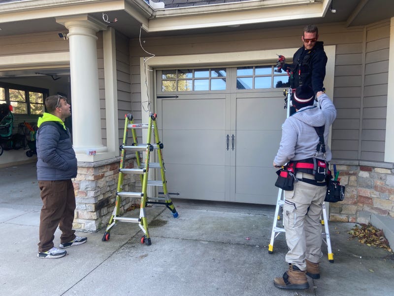 Installing holiday lights for residential homes is extremely popular for Minnesotans this time of year.