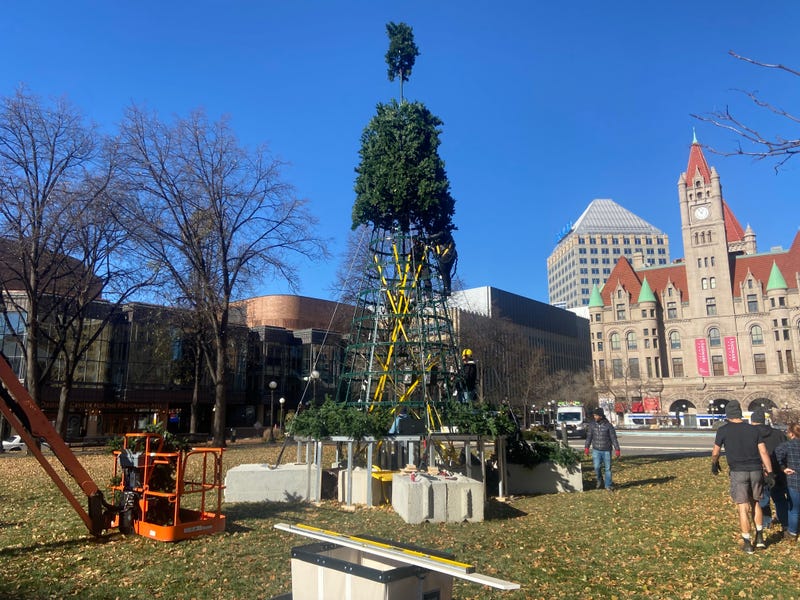It takes roughly two days to install the tree. It takes just a couple seconds to donate to the Red Kettle program.