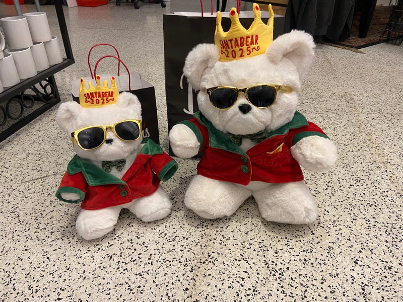 The 40th Anniversary Santa Bear which will officially go on sale Black Friday at 10am.