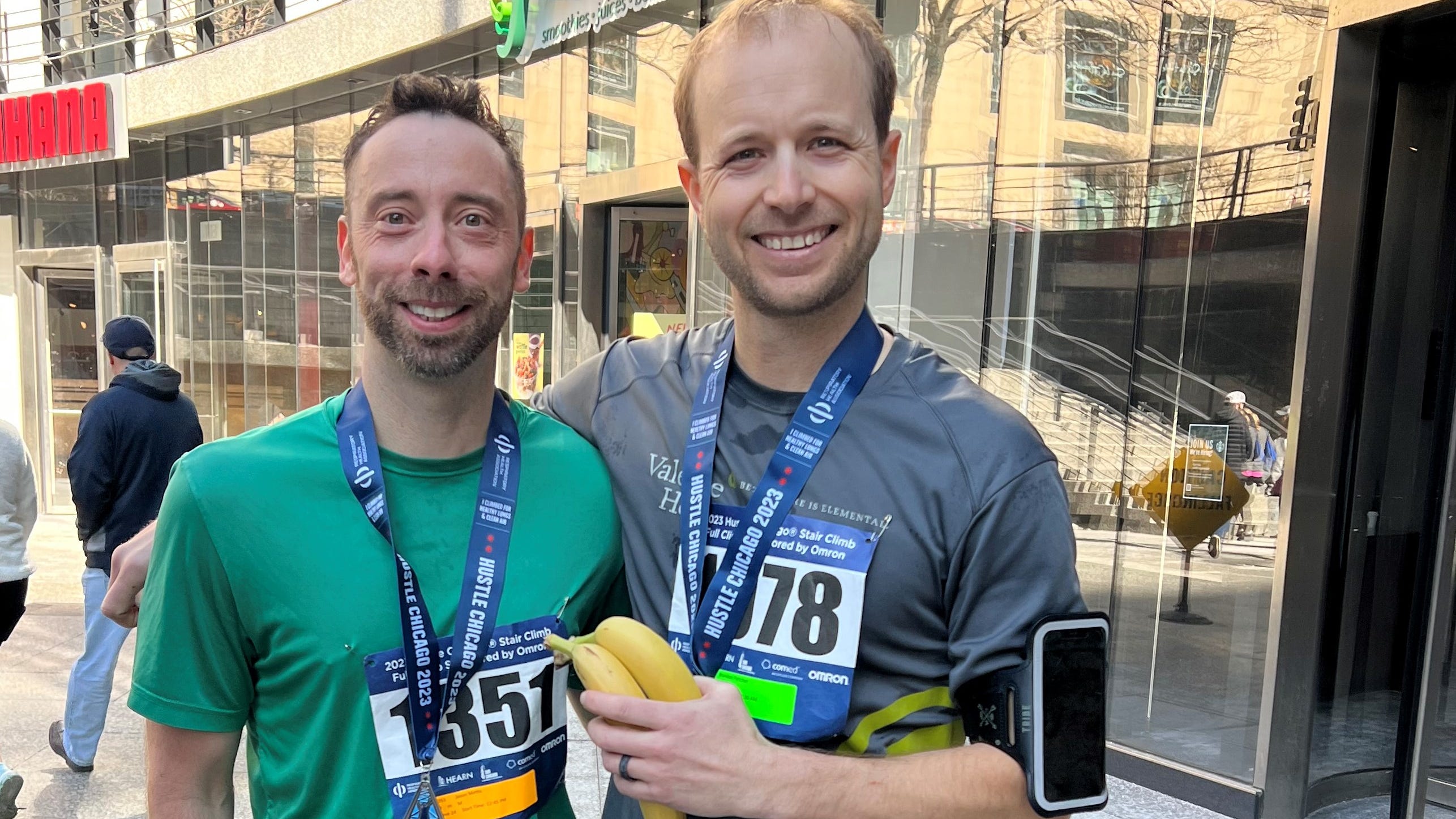 1,600-step stair climb at former Hancock building promotes respiratory health