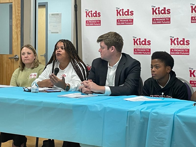 Advocates and community members meet to discuss the importance of focusing on kids now for a safer city tomorrow.