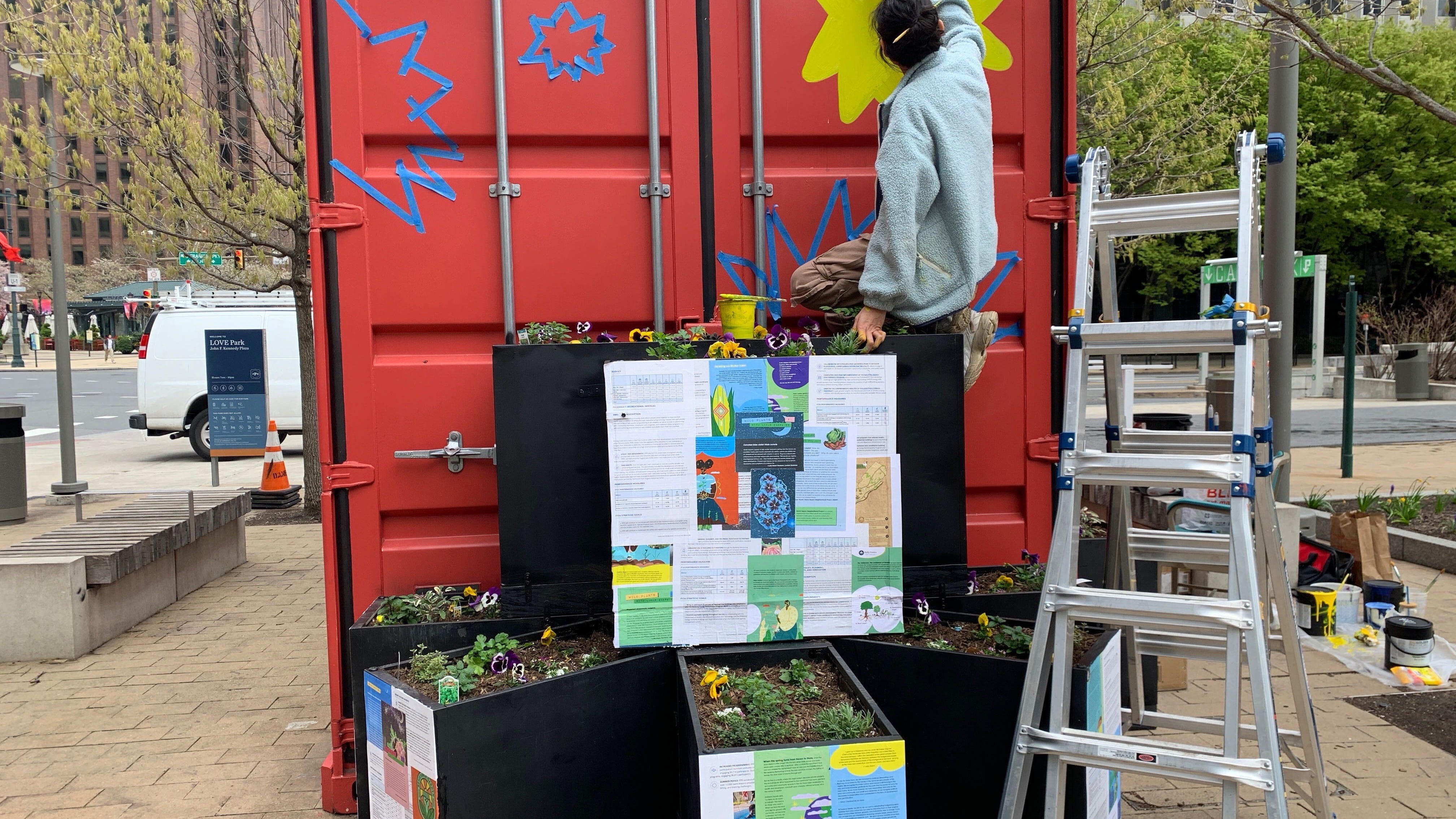 LOVE Park art installation to educate, spark feedback from public