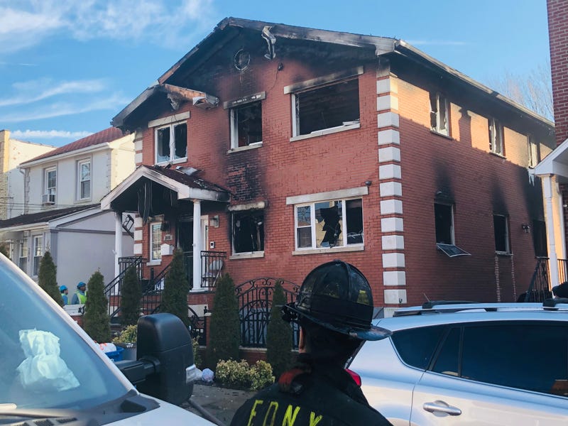 House where fire erupted