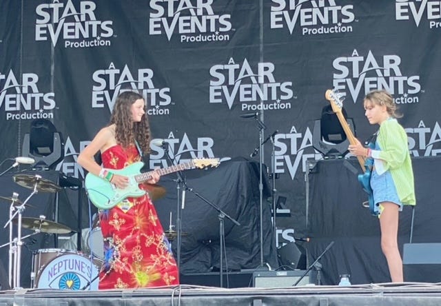 Neptune's Core performing in Rockford.