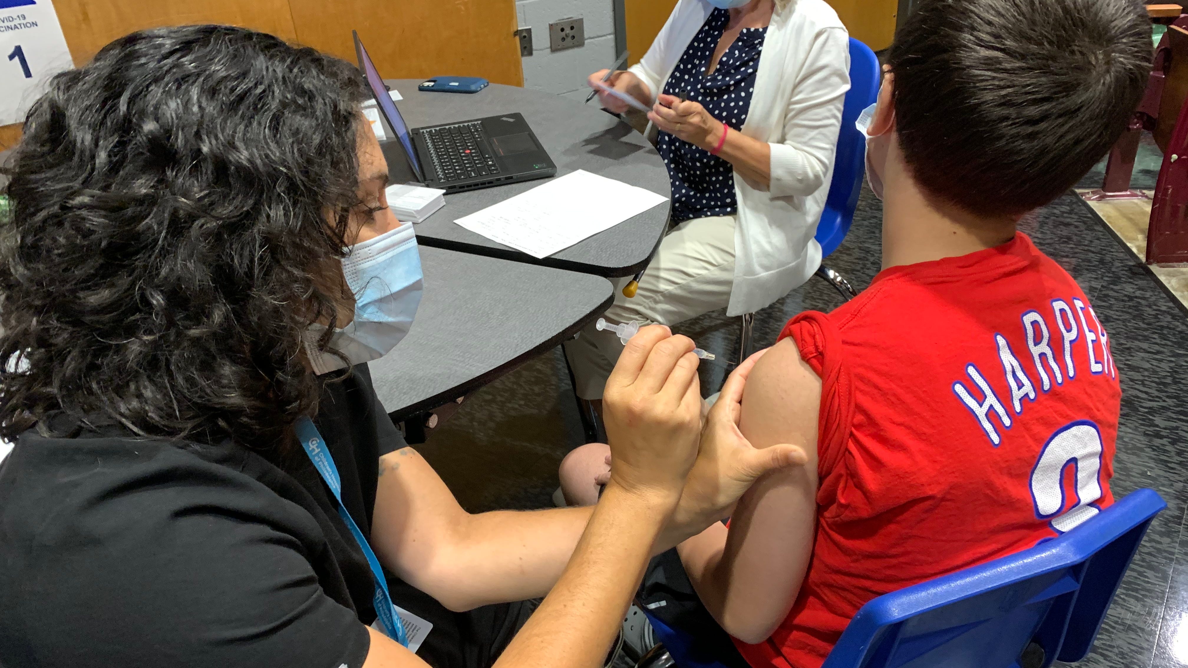'I’m safe now': Kids get COVID-19 vaccine at Philadelphia back-to-school event