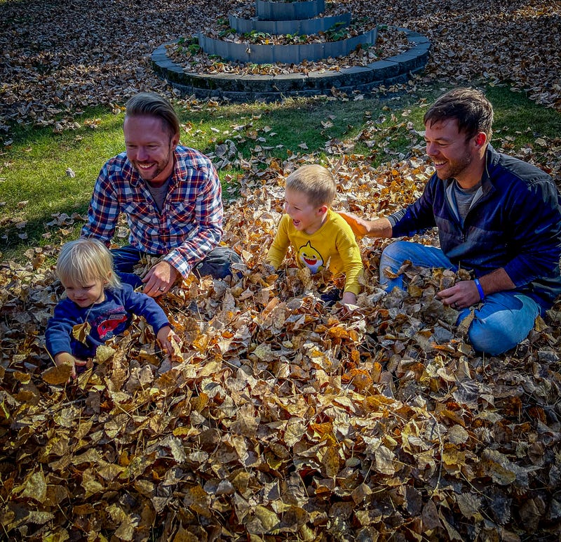 Pike playin in the leaves