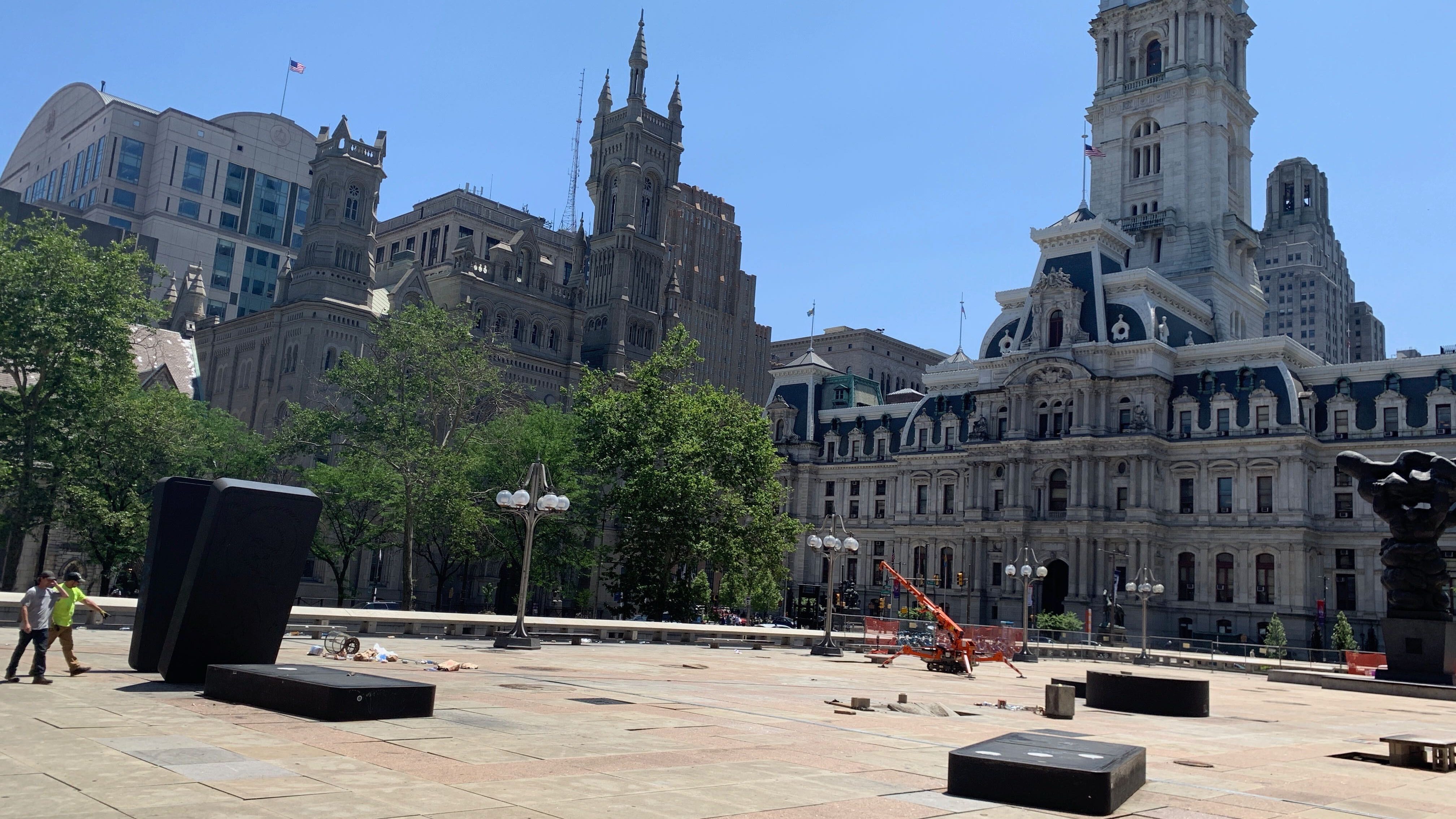 Game over: City removes public art installation of giant game pieces