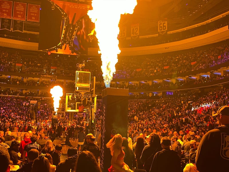 fire at wells fargo center