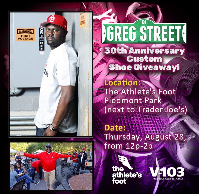 GREG STREET 30TH ANNIVERSARY CUSTOM SHOE GIVEAWAY