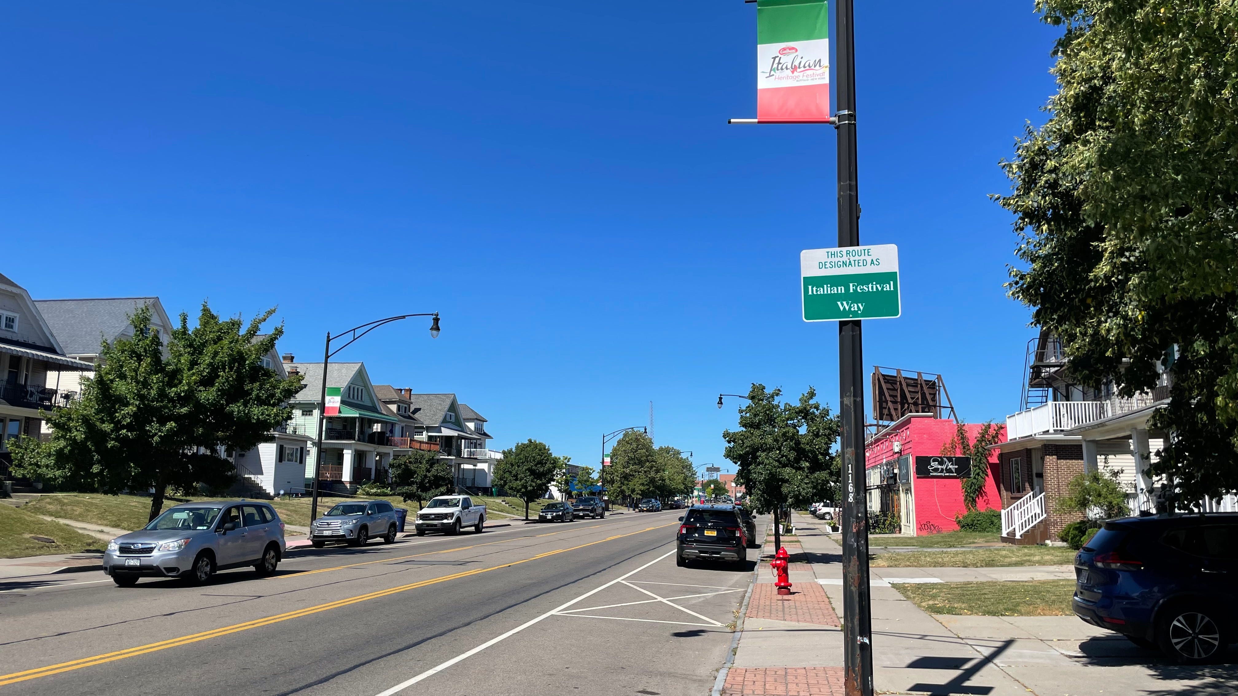 Buffalo honors 50 years of Italian Heritage Festival with 'Italian Festival Way' sign along Hertel Avenue