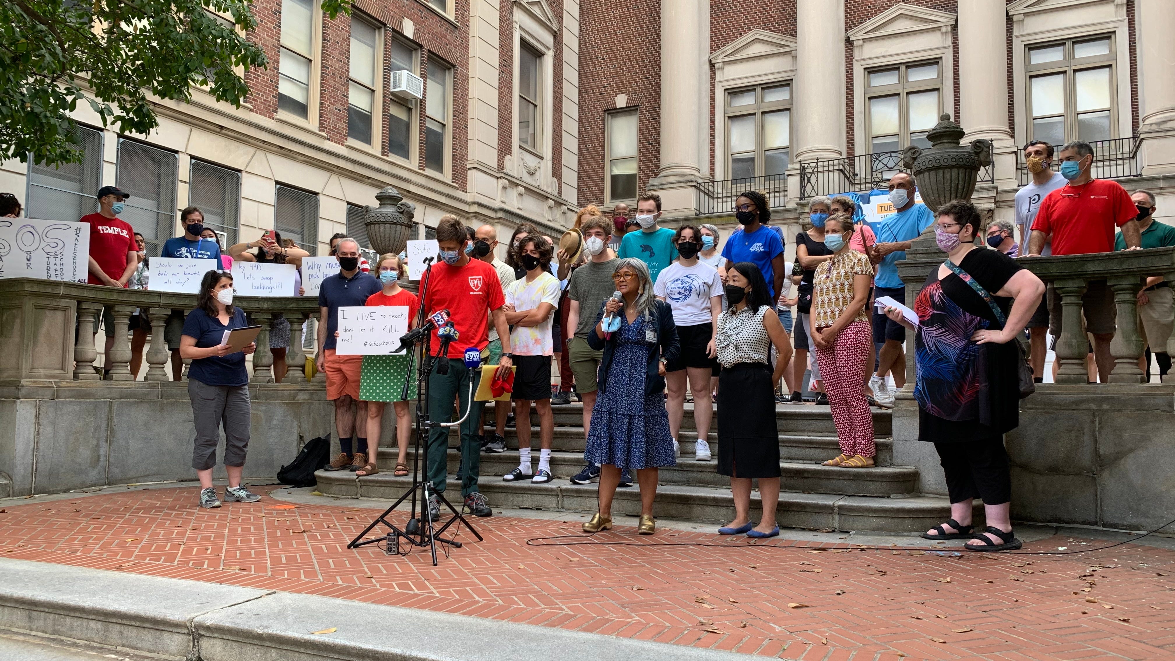 Masterman parents, Council members push for safety assurance after asbestos issues