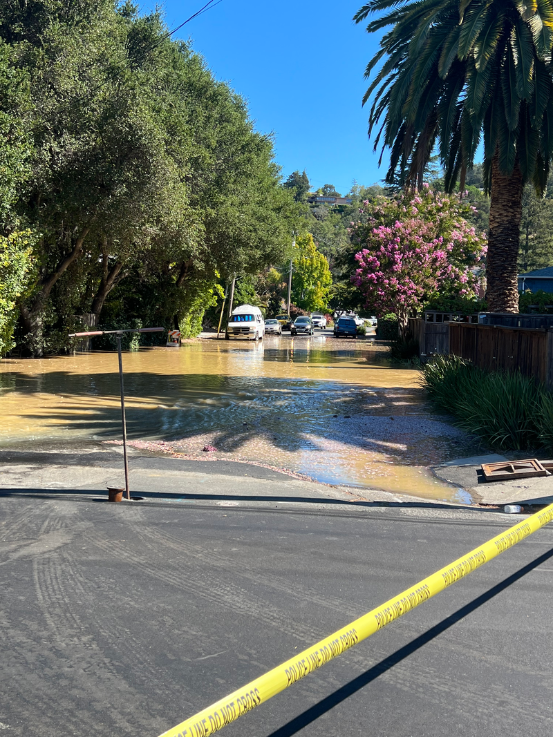 The flooding began around 9:30 a.m. on Thursday.