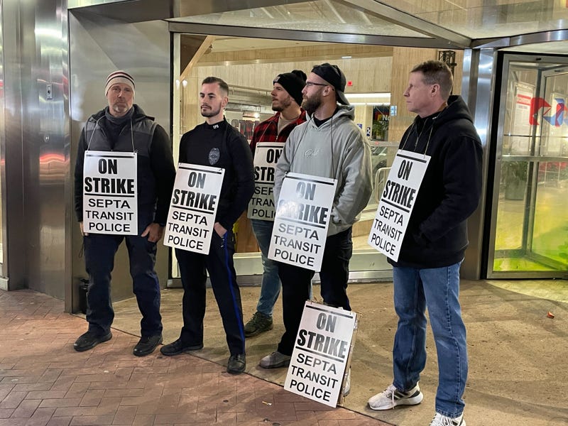 Transit officers walked off the job on Wednesday night after they voted down the latest contract offer from SEPTA.