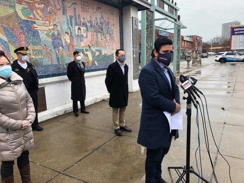 Chicago’s Chinese-American community is denouncing anti-Asian sentiment that some say has created fear and anxiety in Chinatown.