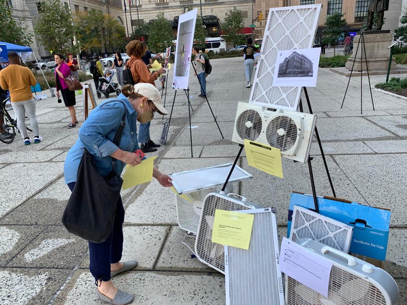 Temporary art exhibit shows the lasting health hazards inside aging Philly school buildings