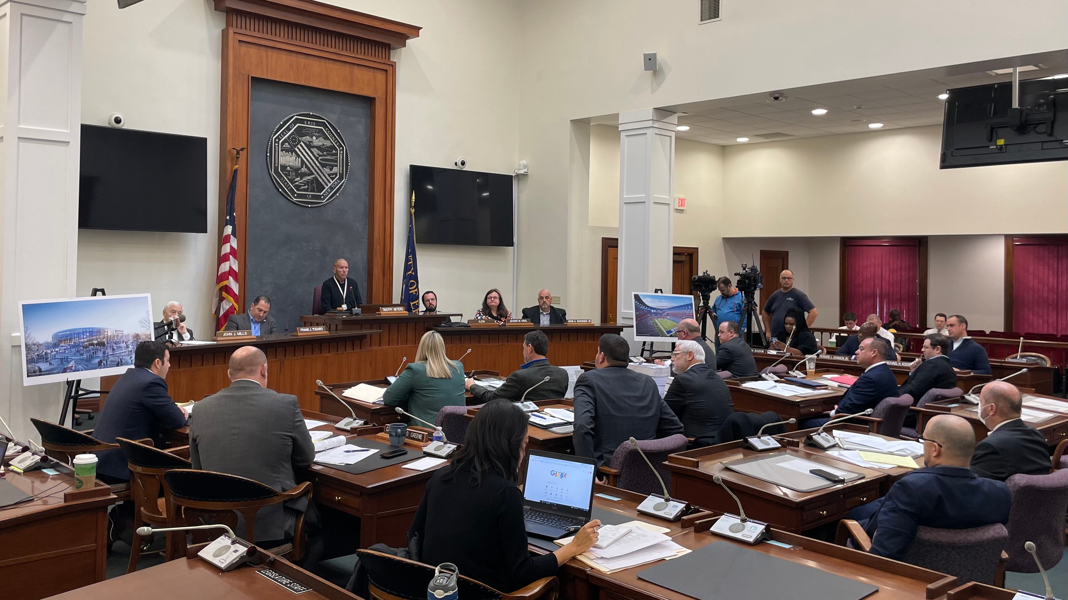 Erie County Legislators tackle 'overwhelming' SEQR review and eye final approval for new Bills stadium