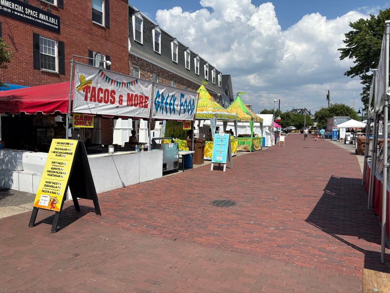Vendors at Canal Fest