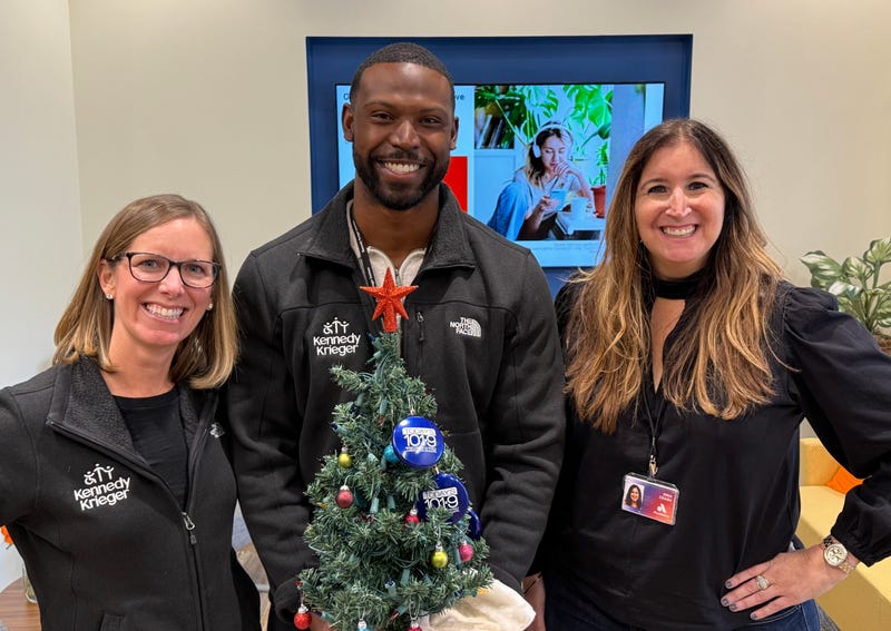 Sarah Ryan, Assistant VP of Engagement, Darryl Williams, Donor Relations Specialist, Kennedy Krieger Institute with Gina Crash