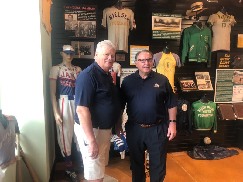 Chicago 16-inch Softball Hall of Famers Ron Kubicki and Paul Rowan