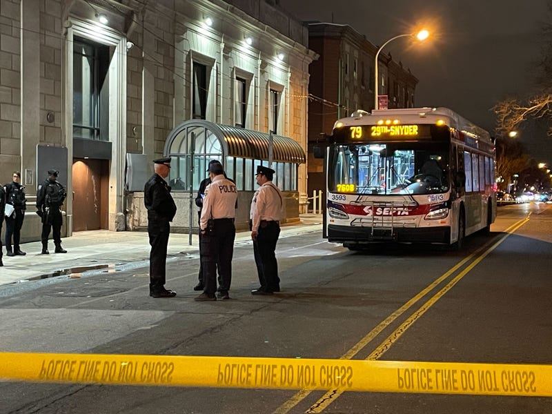 A man was shot and killed on this 79 bus in South Philadelphia