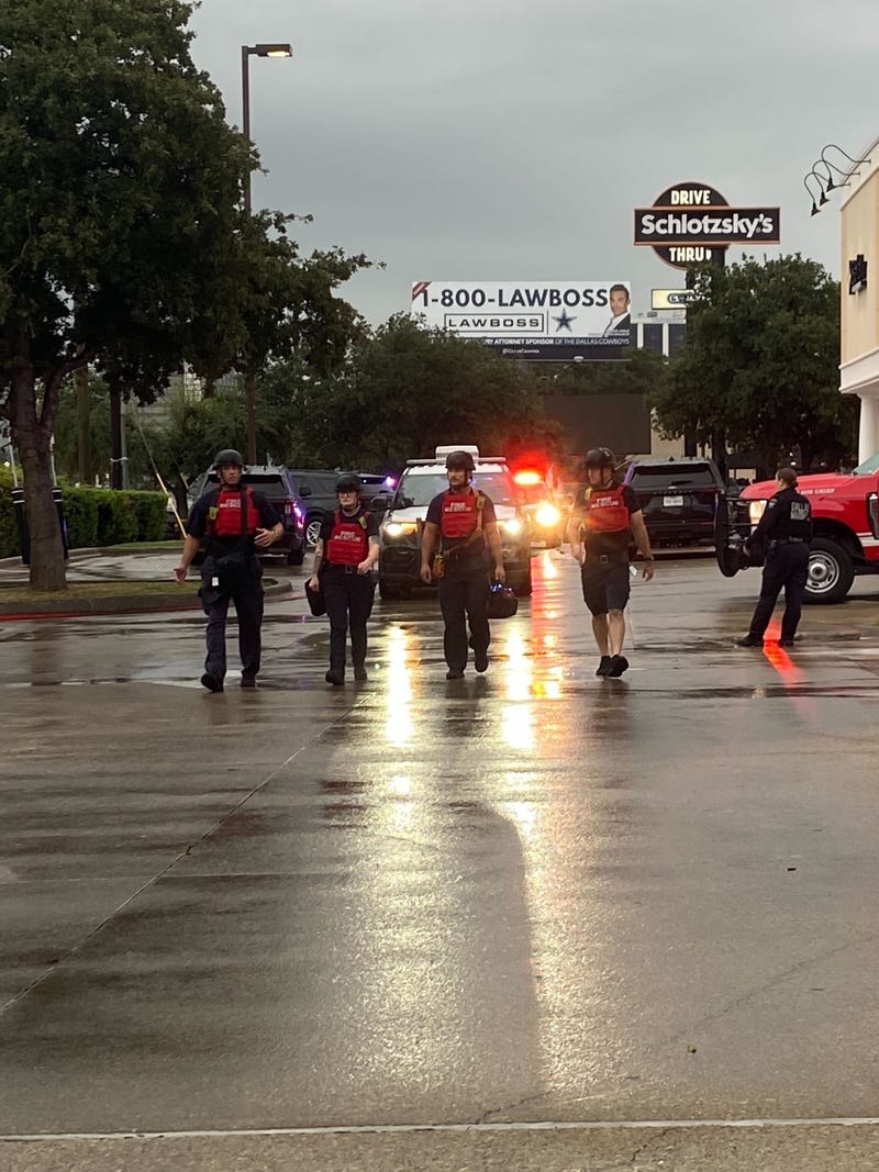 Three people are hurt after shots were fired Wednesday morning at a U.S. Immigration and Customs Enforcement office in Dallas. Police say the gunfire broke out around 7 a.m. at the ICE facility on North Stemmons Freeway near Interstate 35E.
