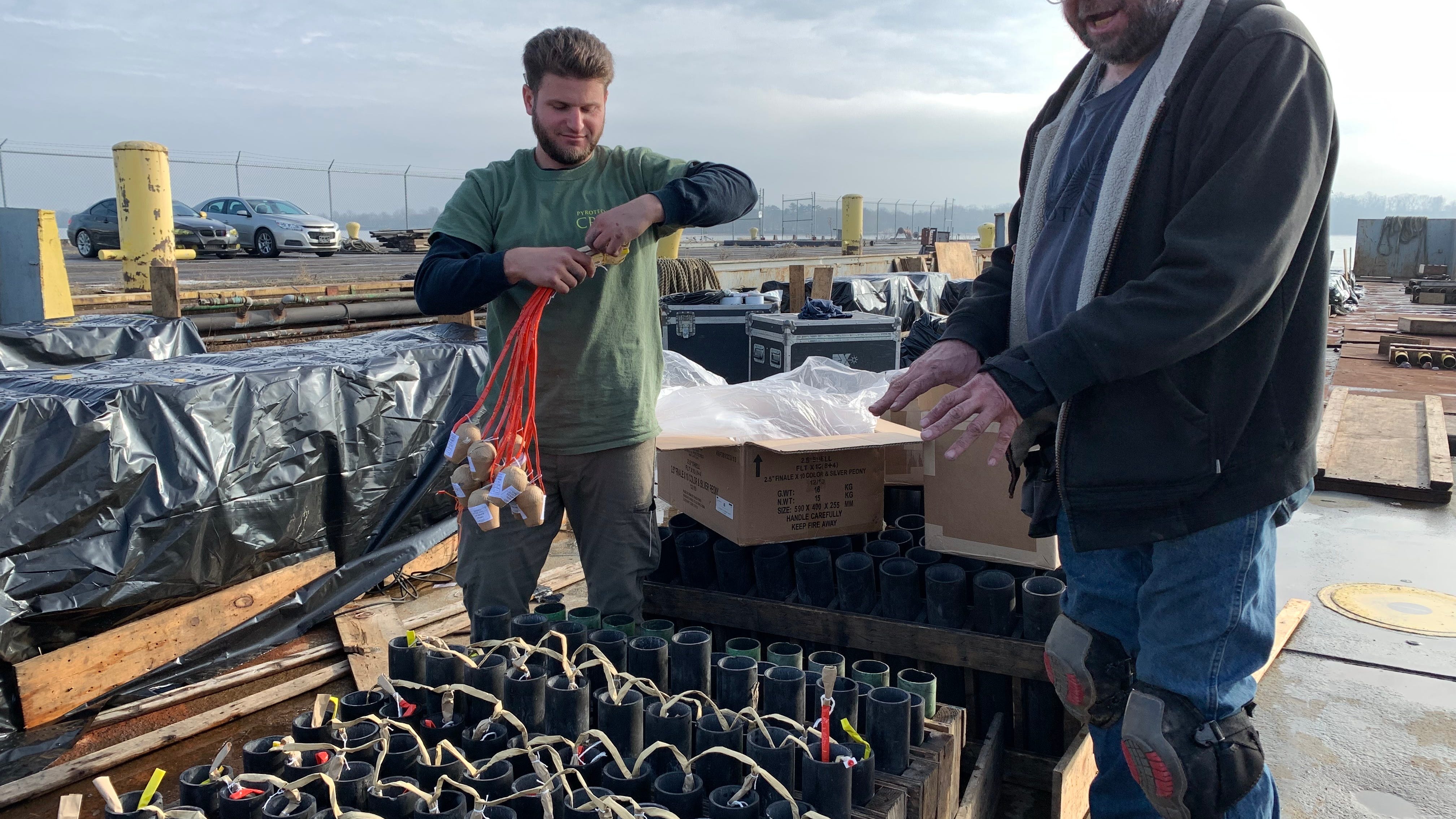The painstaking process of putting on a New Year’s fireworks show