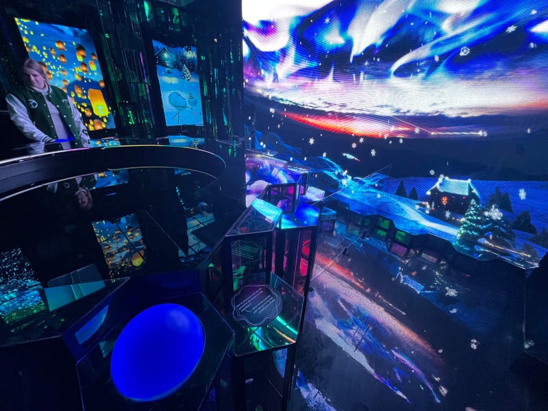 From the wINTERverse immersive experience at INTER_ in SoHo.