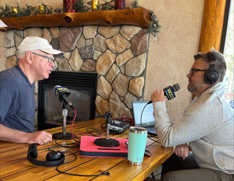 As part of the Governor's Fishing Opener, Walz is also helping stock walleye on Big Trout Lake and will be fishing with kids while in the Crosslake region this weekend.