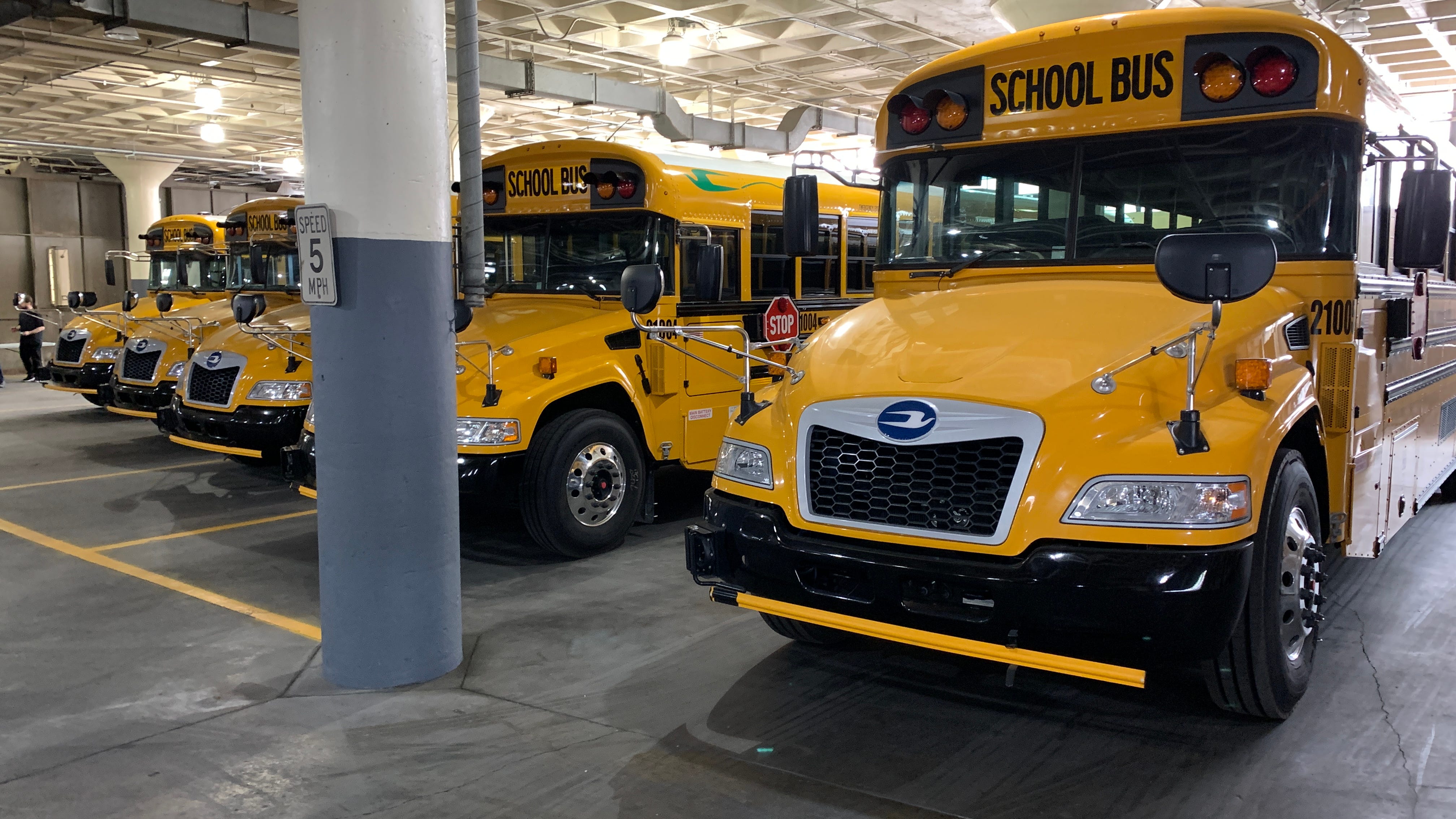 Yellow buses go green: District adds electric school buses to its fleet