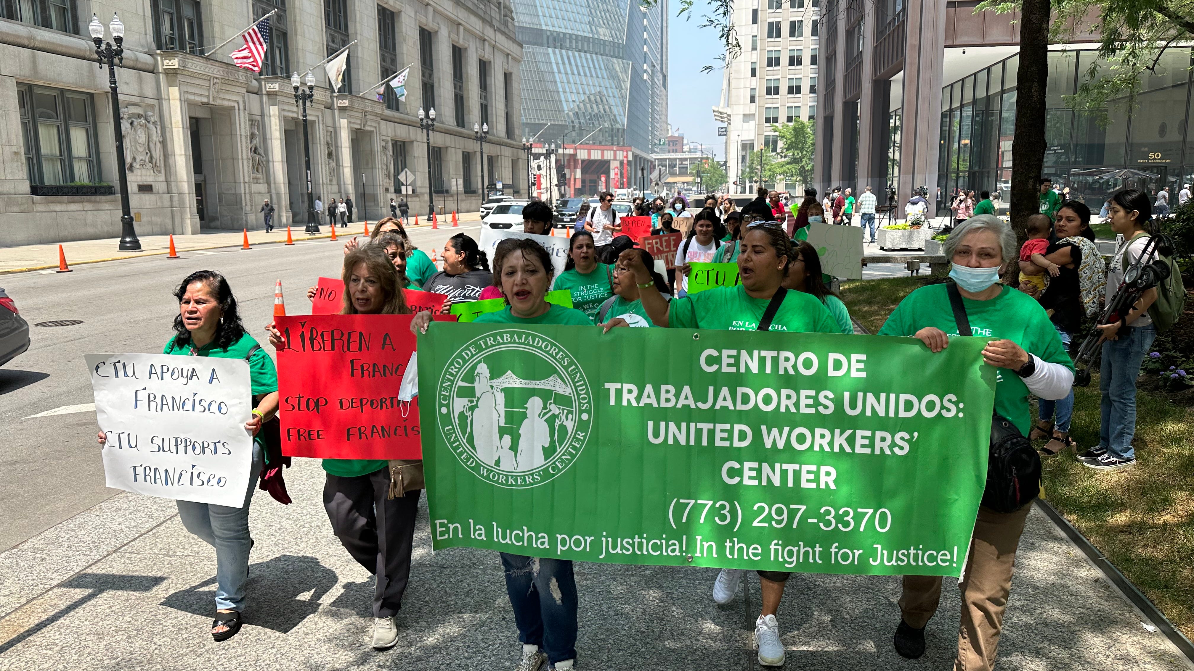 Immigration rights activists champion plight of man facing deportation
