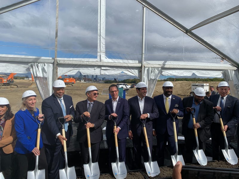 Groundbreaking ceremony at PES
