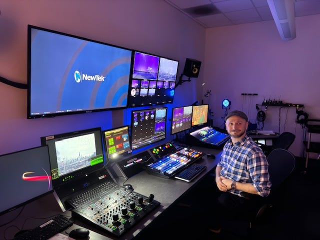 Inside the control room at CAN TV