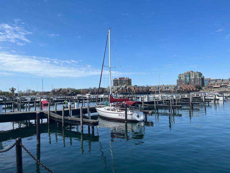 05-11-22 BUFFALO, N.Y. - Spots look a little empty currently, but soon this lot will be full for this upcoming boating season. 