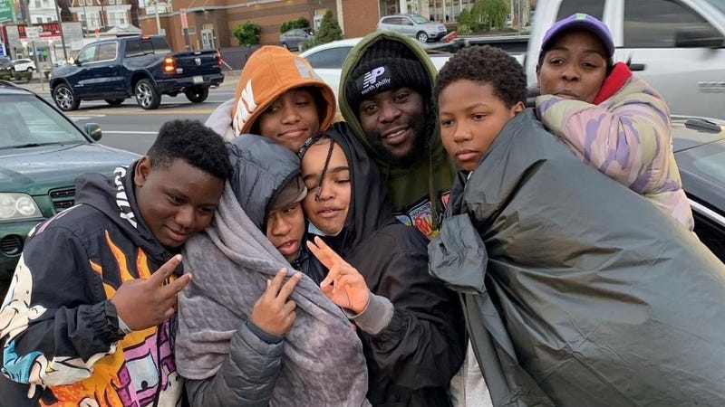 Youth served by As I Plant This Seed, the recipient of Ryan Harris' campout fundraiser in North Philadelphia.