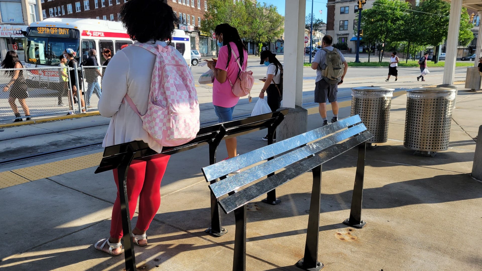 Lean or sit? SEPTA seeks feedback on bus terminal bench replacements
