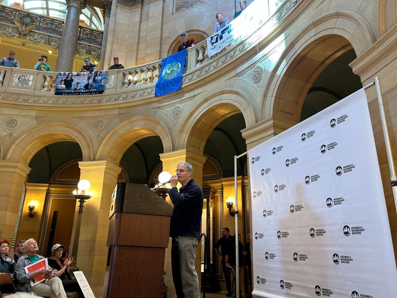 Climate activists are delivering nearly 1,600 petitions to Minnesota state lawmakers on Tuesday - Earth Day - in an effort to enforce laws protecting public health statewide.
