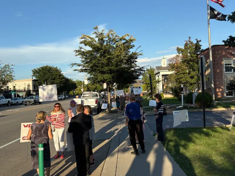 Amherst Residents protest Westwood deal
