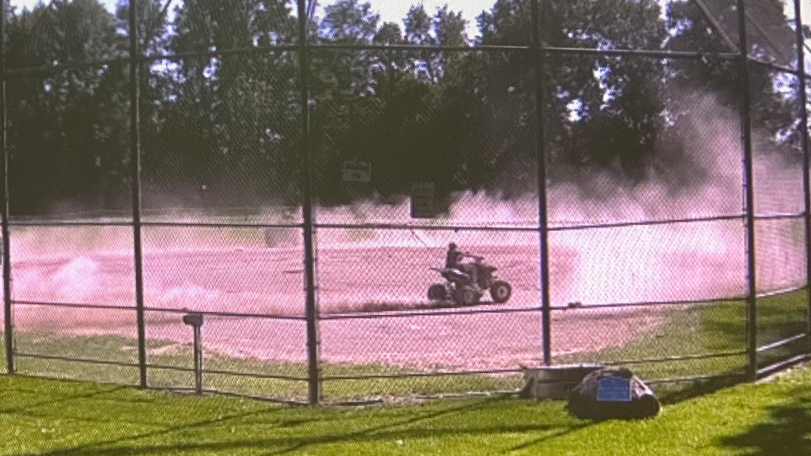 Police searching for four vandals who used golf cart, 4-wheelers to do donuts on Macomb Co. baseball field