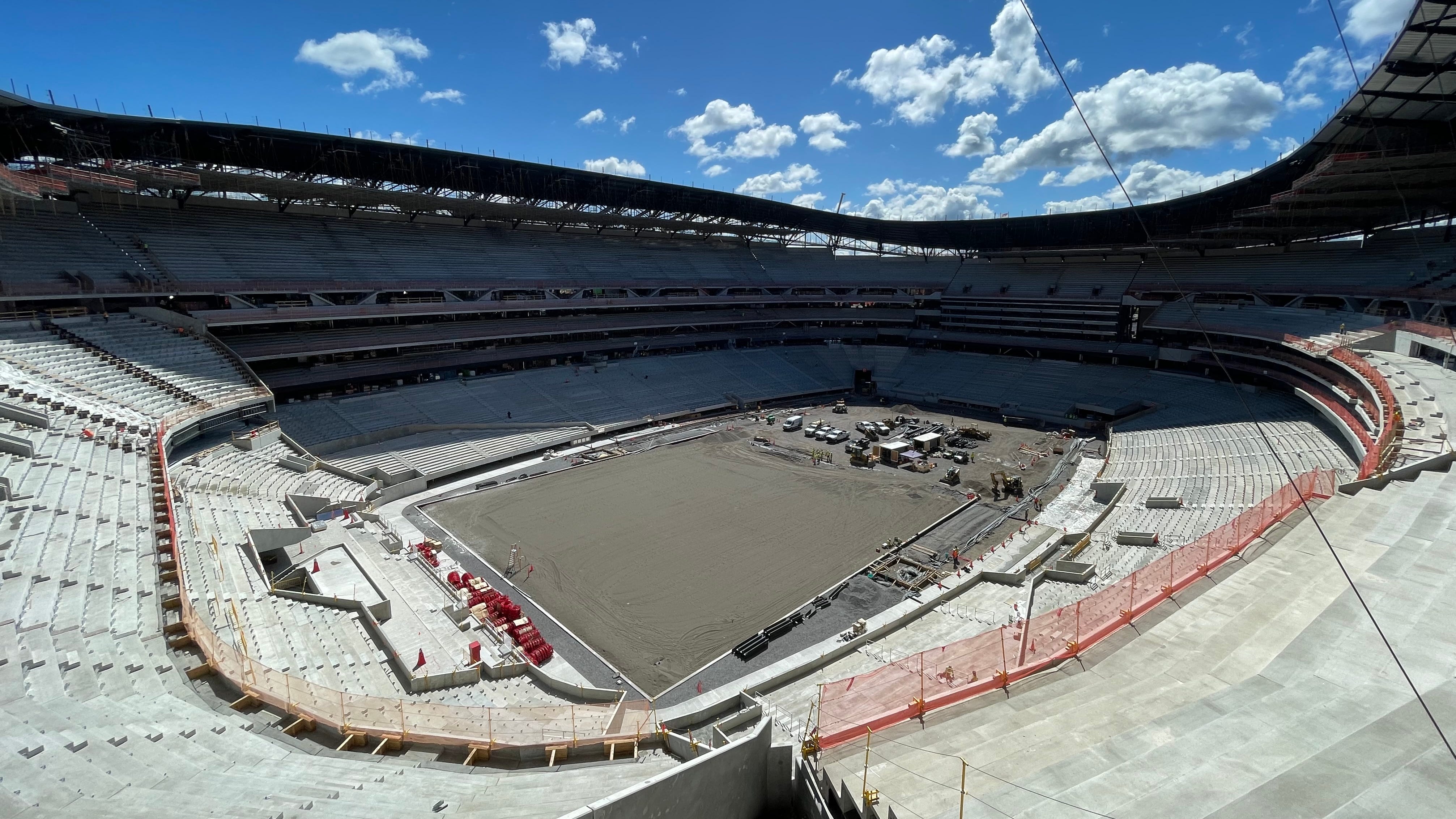 PHOTOS: Highmark Stadium construction 'over 70%' completed