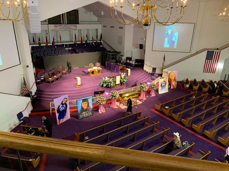 Kada Scott's funeral mass in Mount Airy on Nov. 8, 2025.