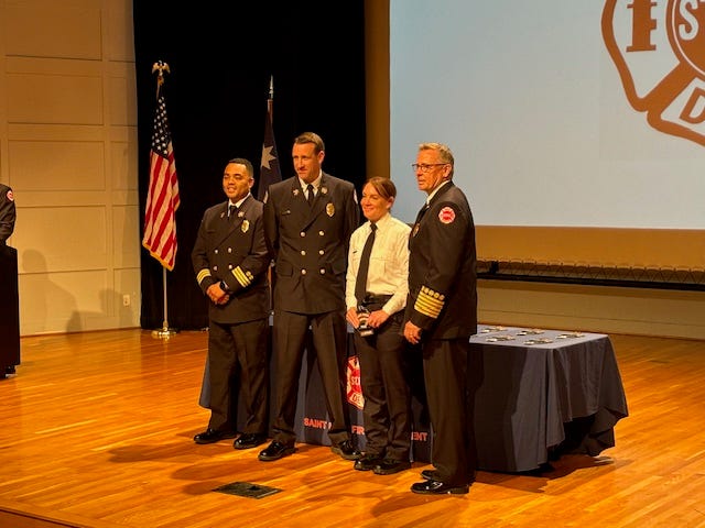Gaffaney at graduation day