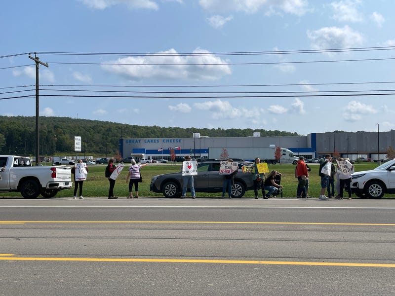 Great Lakes Cheese protest