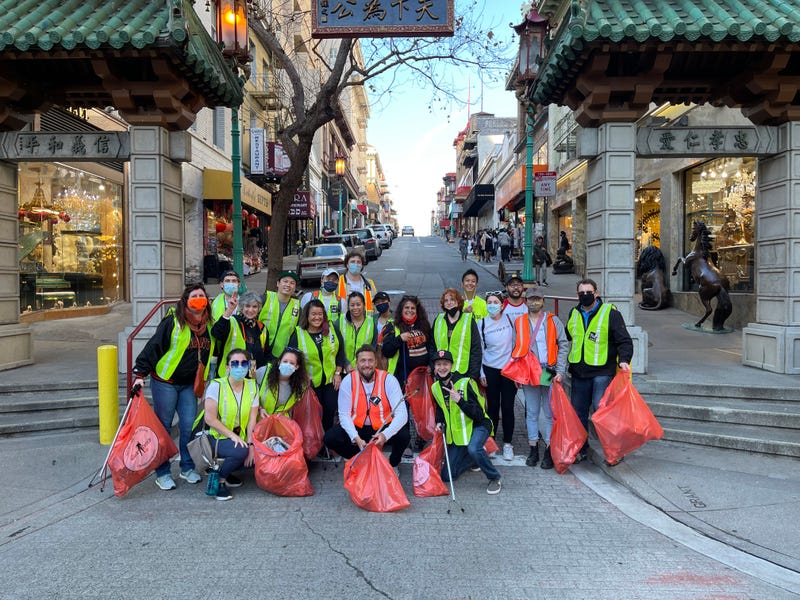 Hunter Pence said he's hopeful to hold a couple of trash pick-up events in San Francisco each year, as a small token of gratitude to the city.