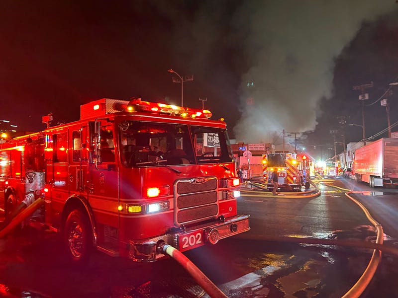 Fire scene