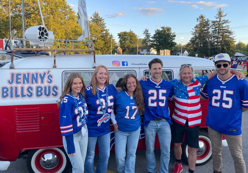 Bills Hallmark movie cast tailgating