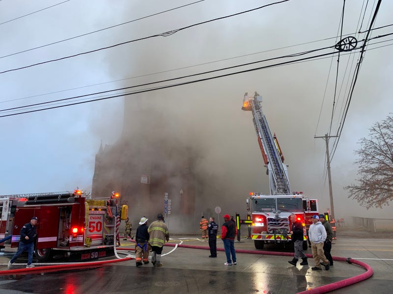 Chester church fire