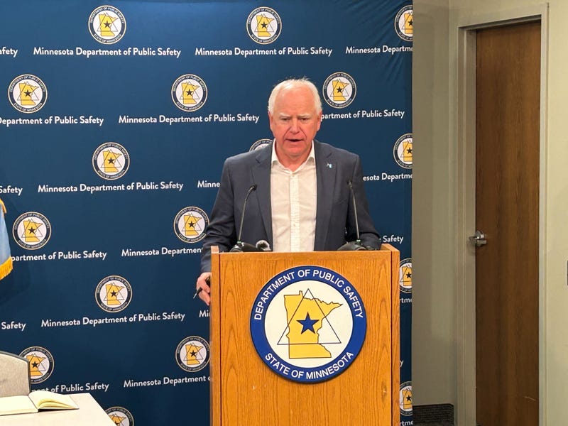 Minnesota Governor Tim Walz provides a briefing on the three major fires burning north of Duluth in northeastern Minnesota.