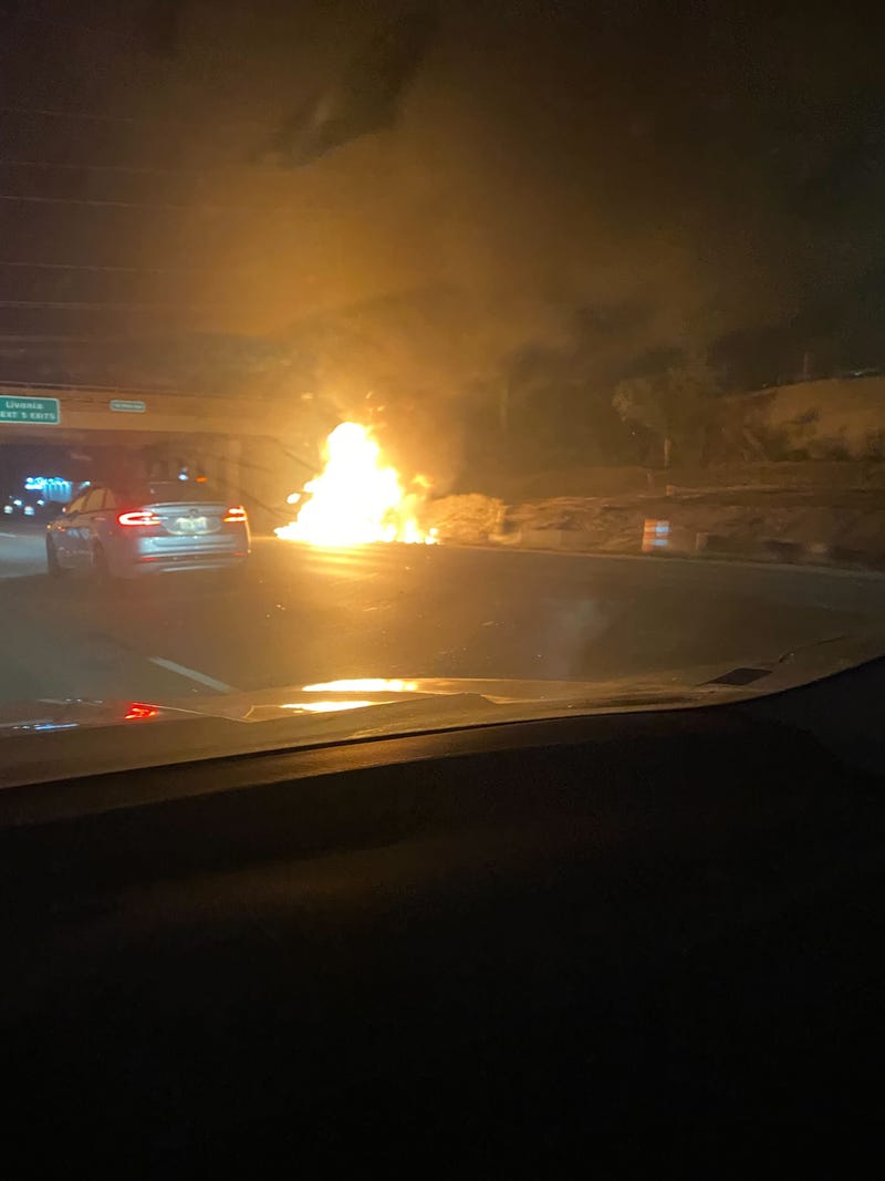 Vehicle fire on I-275