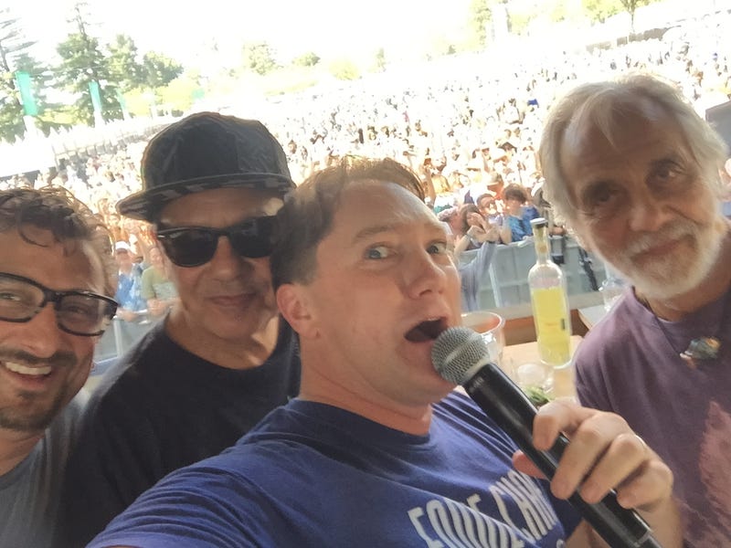 Antics with KCBS Radio's Foodie Chap at BottleRock 2021.