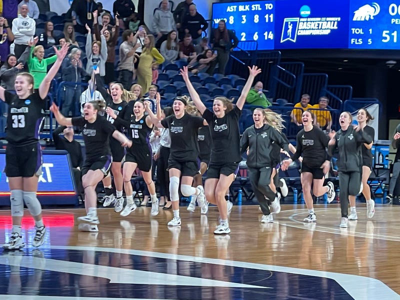 Wisconsin Whitewater celebrating after win
